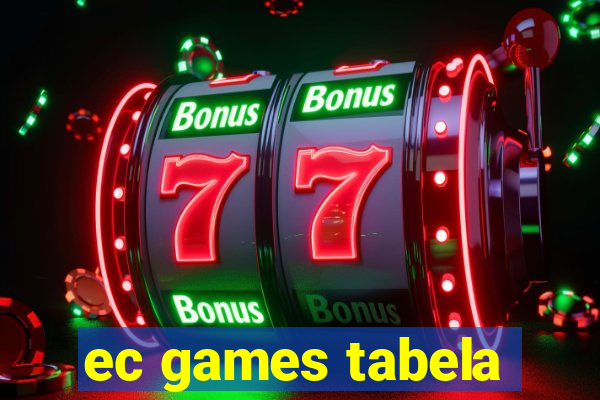 ec games tabela